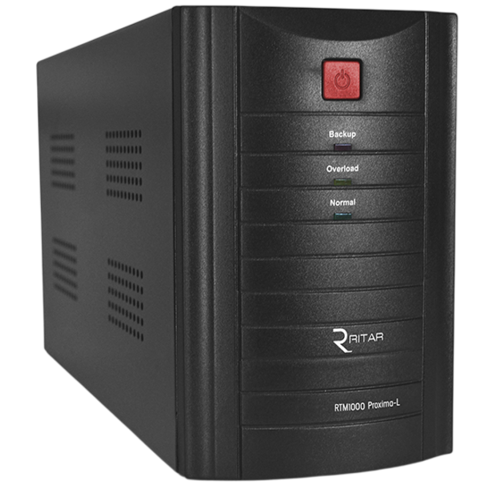 Источник бесперебойного питания Ritar Proxima-L RTM1000 (1000 ВА / 600 Вт)