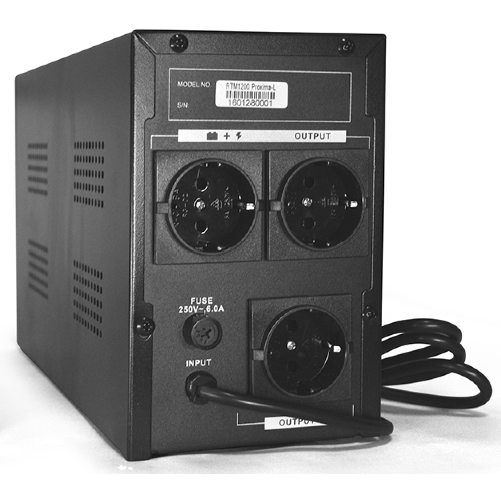 Источник бесперебойного питания Ritar Proxima-L RTM1000 (1000 ВА / 600 Вт)