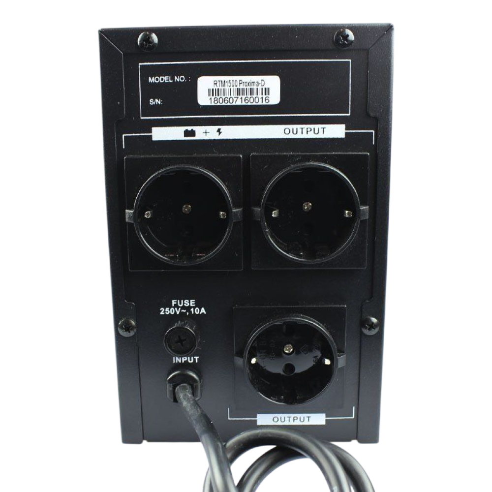 Джерело безперебійного живлення Ritar RTM1500 Proxima-D LCD 900Вт / 1500VA