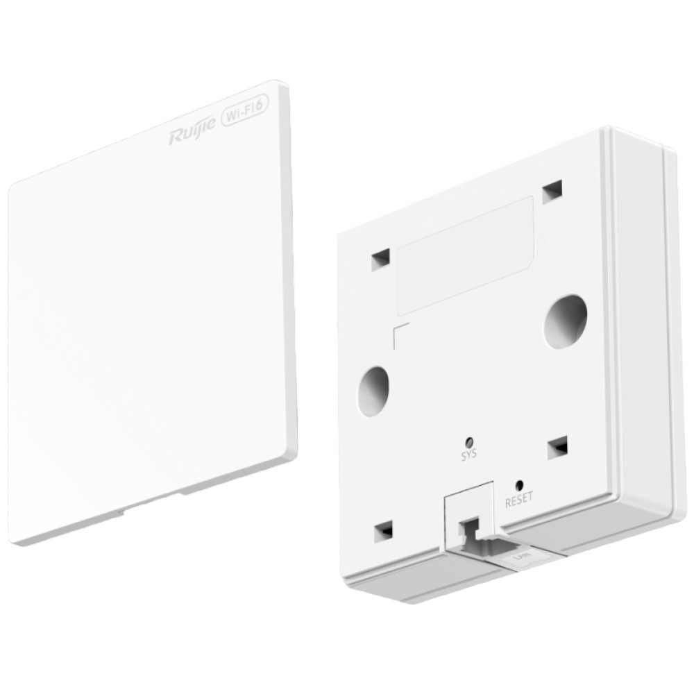 Точка доступу Ruijie Reyee RG-RAP62-Wall-Lite Wi-Fi 6 AX3000 дводіапазонна