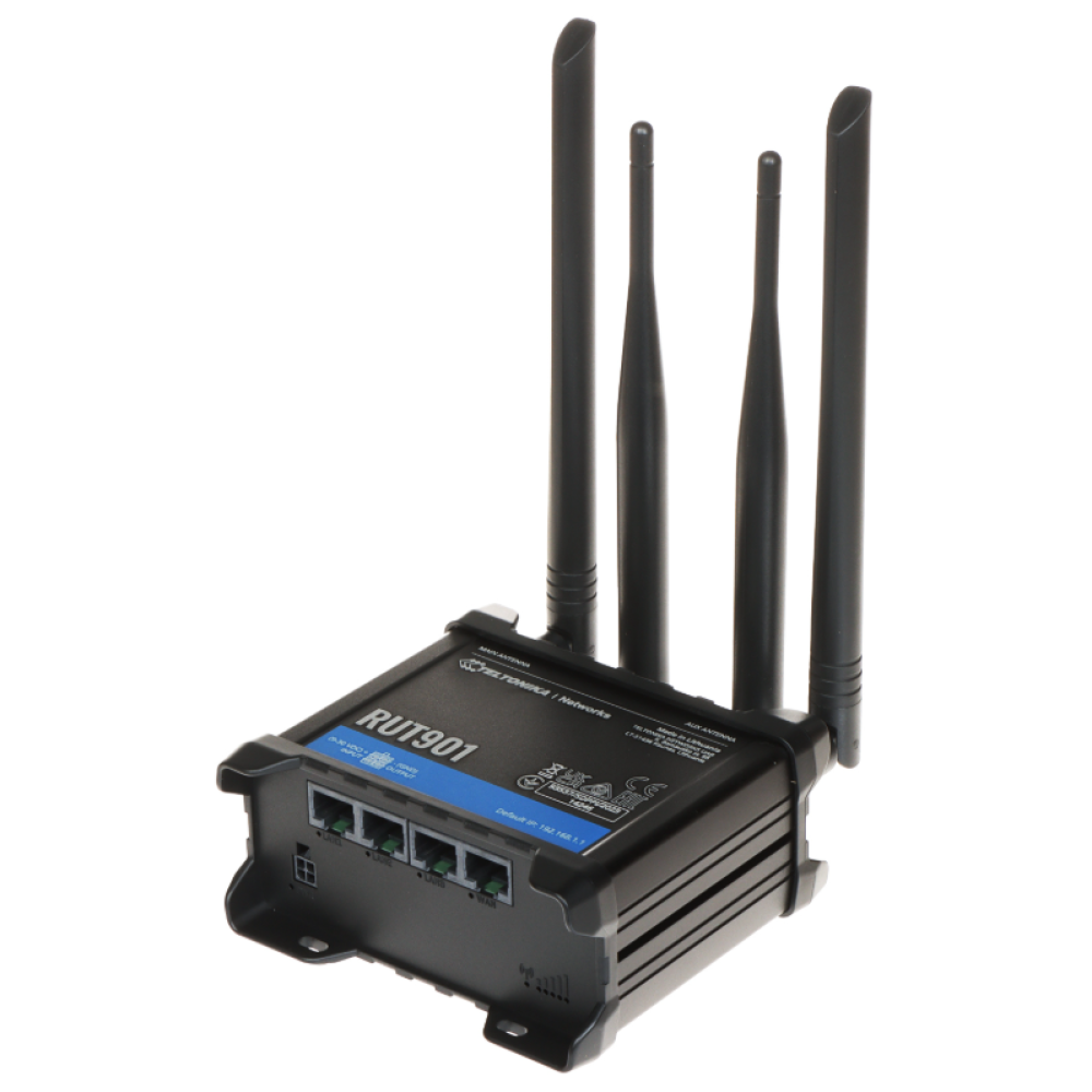 Промисловий стільниковий маршрутизатор Teltonika RUT901 з 4G LTE, Wi-Fi