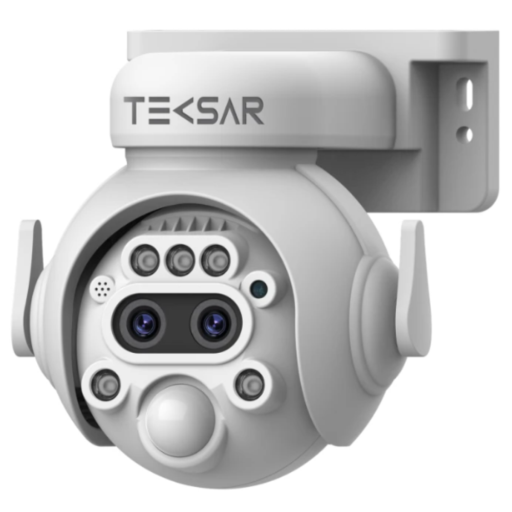 3 Мп подвійна 4G IP-відеокамера Tecsar SCM-2L6M-12X-G-W (2 х 3Мп) з сонячною панеллю та акумулятором
