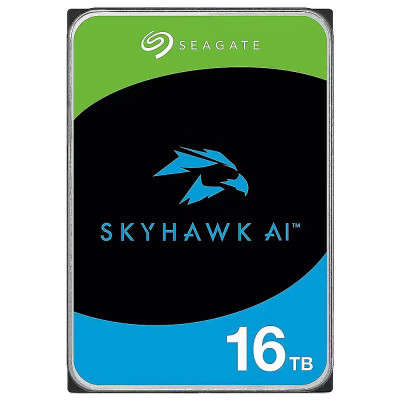 Жорсткий диск 16 ТБ Seagate SkyHawk AI Surveillance 7200rpm 512MB (ST16000VE005) HDD SATA 