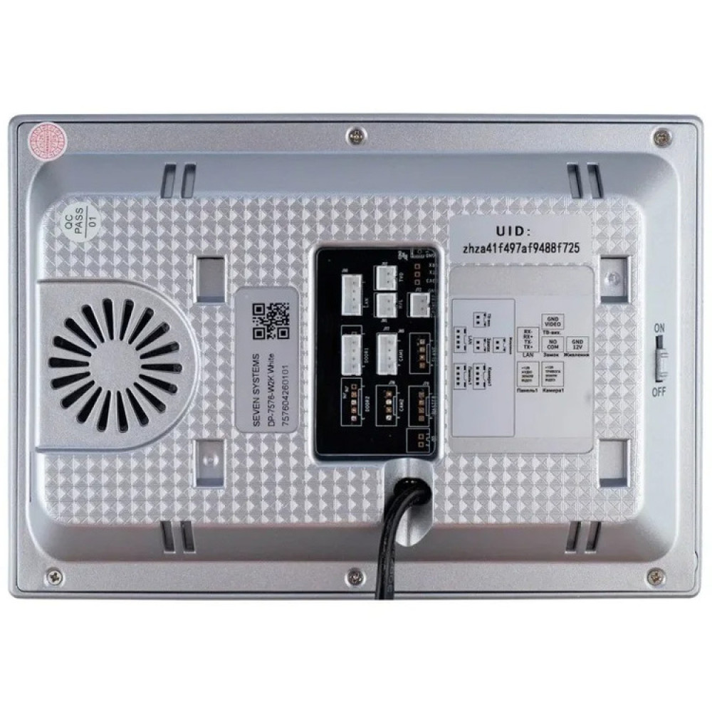 Комплект Wi-Fi домофона SEVEN DP-7576/03 Kit black