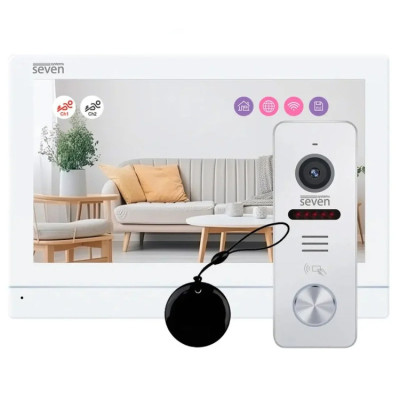 Комплект Wi-Fi домофону SEVEN DP-7576/03 Kit white