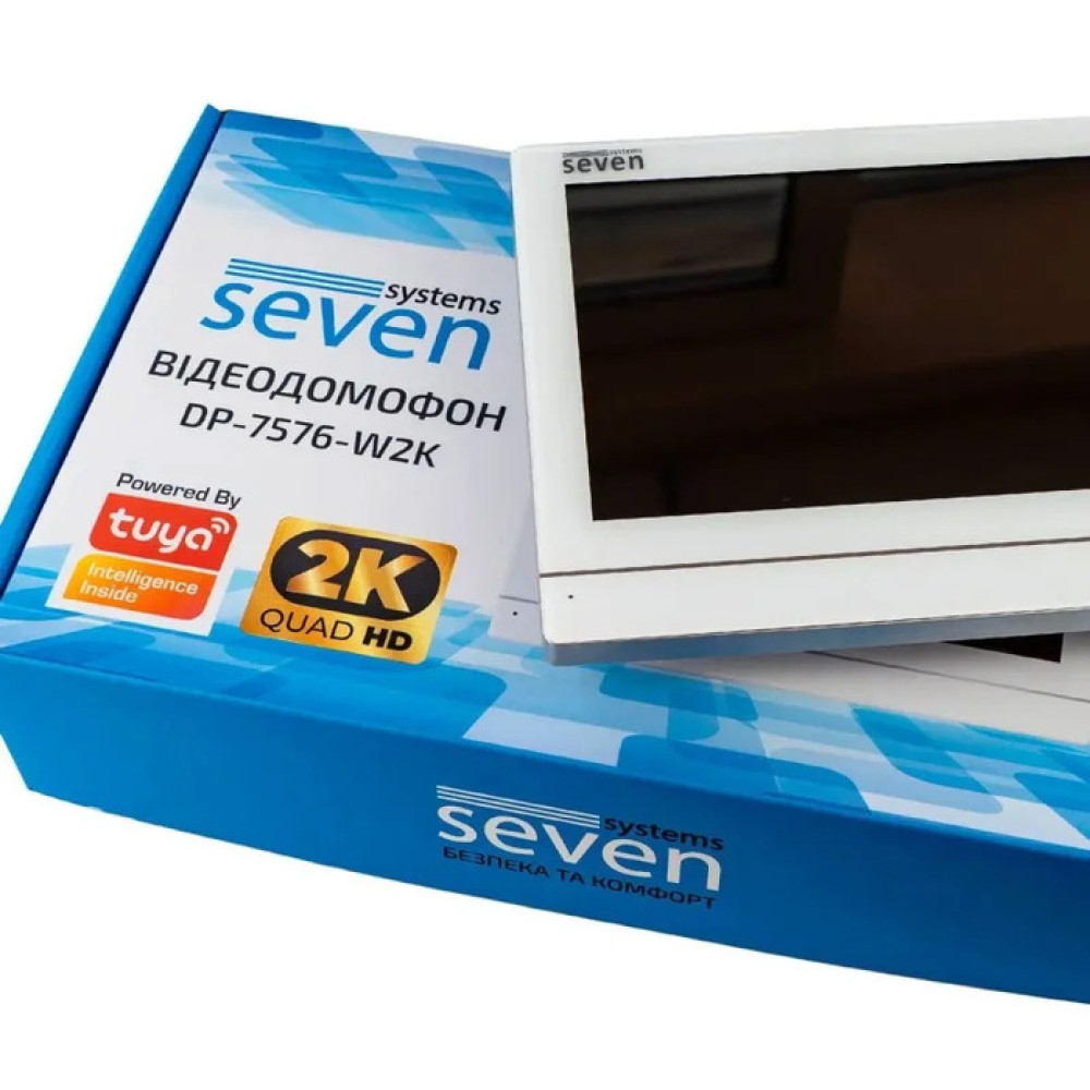 Комплект Wi-Fi домофона SEVEN DP-7576/07 Kit white