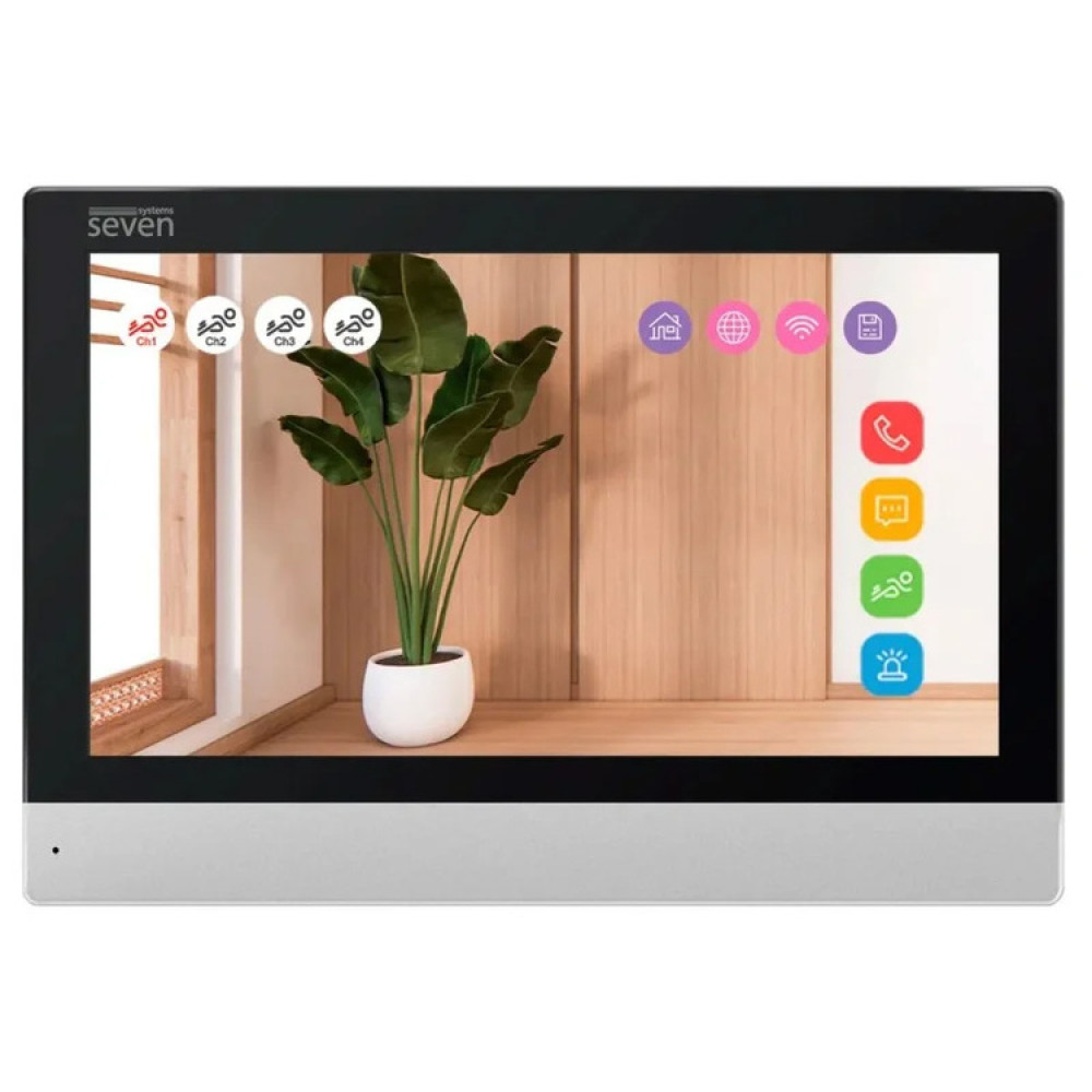 Комплект Wi-Fi домофона SEVEN DP-7579/03 Kit black