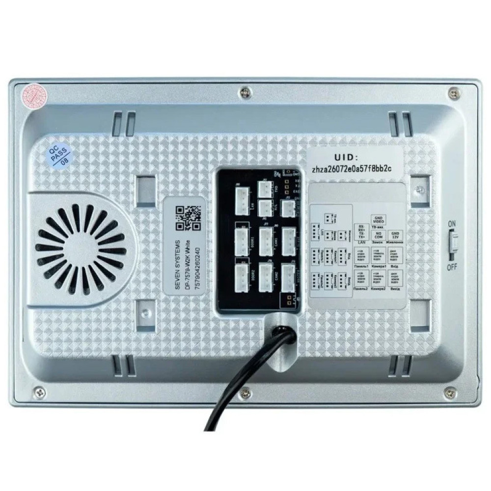 Wi-Fi відеодомофон SEVEN DP-7579-W2K white