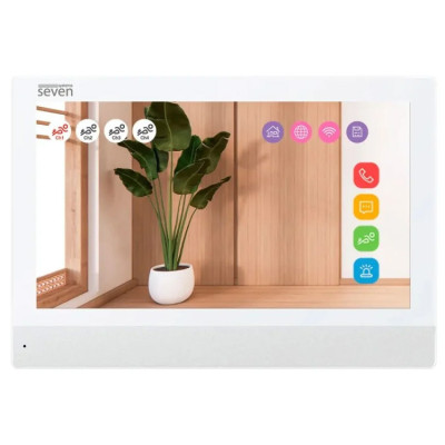 Wi-Fi відеодомофон SEVEN DP-7579-W2K white