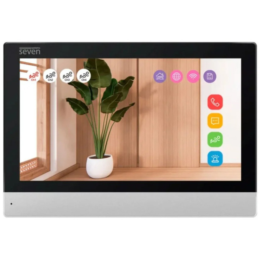 Комплект Wi-Fi домофону 7 дюймів SEVEN KD-7820d з магнітним замком 280 кг