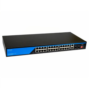 24-портовий комутатор SEVEN P-73224G-2SFP PoE (switch)