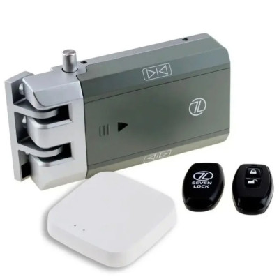 Розумний дверний замок невидимка SEVEN LOCK SL-7709 з Wi-Fi модулем
