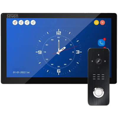 Комплект Wi-Fi домофону SEVEN DP-7517/07Kit black
