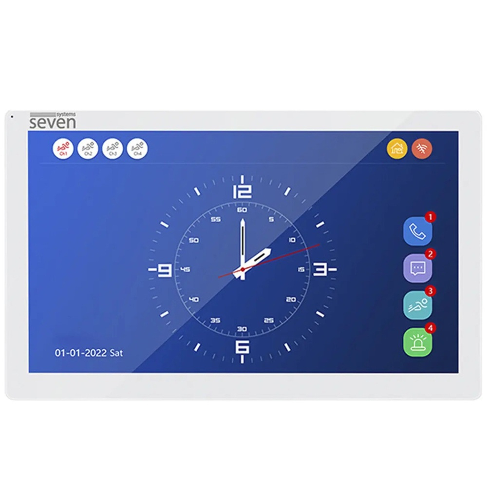 Wi-Fi IP-відеодомофон SEVEN DP-7517FHDW - IPS white