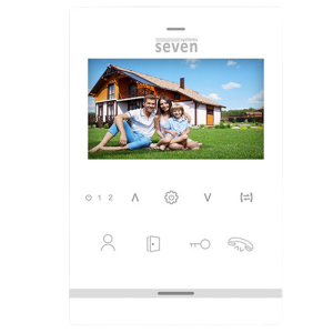 Видеодомофон SEVEN DP-7541 white