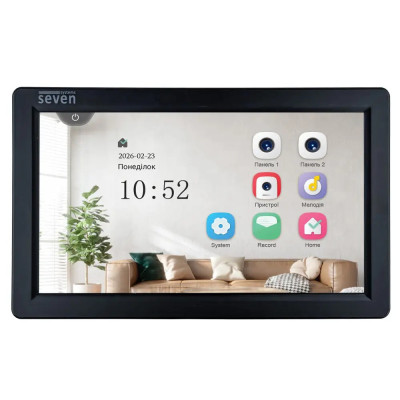 Відеодомофон SEVEN DP-7570 FHD IPS black