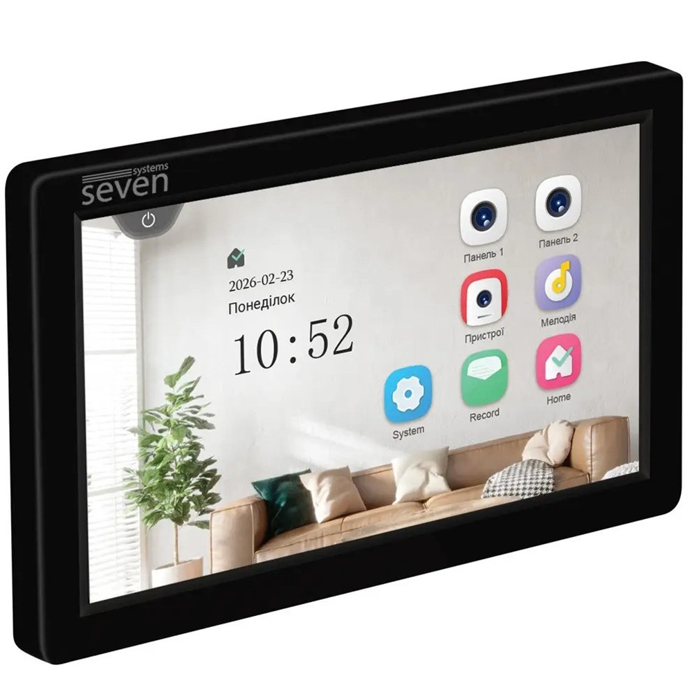 Відеодомофон SEVEN DP-7570 FHD IPS black