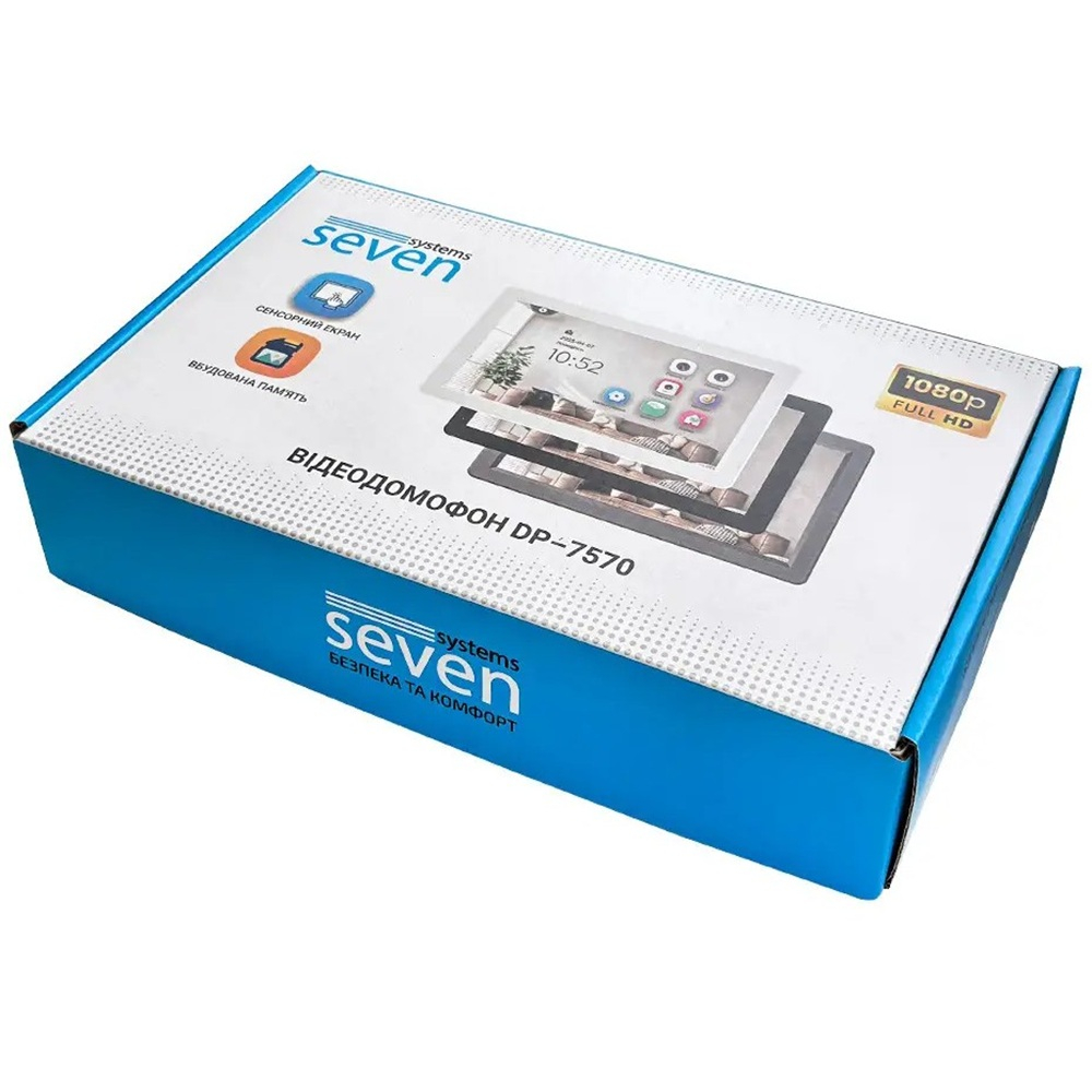 Видеодомофон SEVEN DP-7570 FHD IPS grey