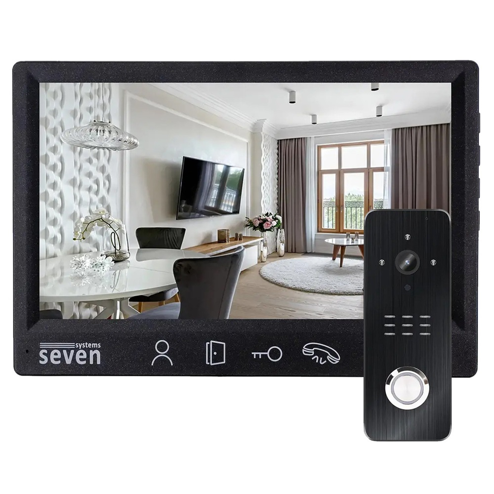 Комплект домофона SEVEN DP-7571/07Kit black