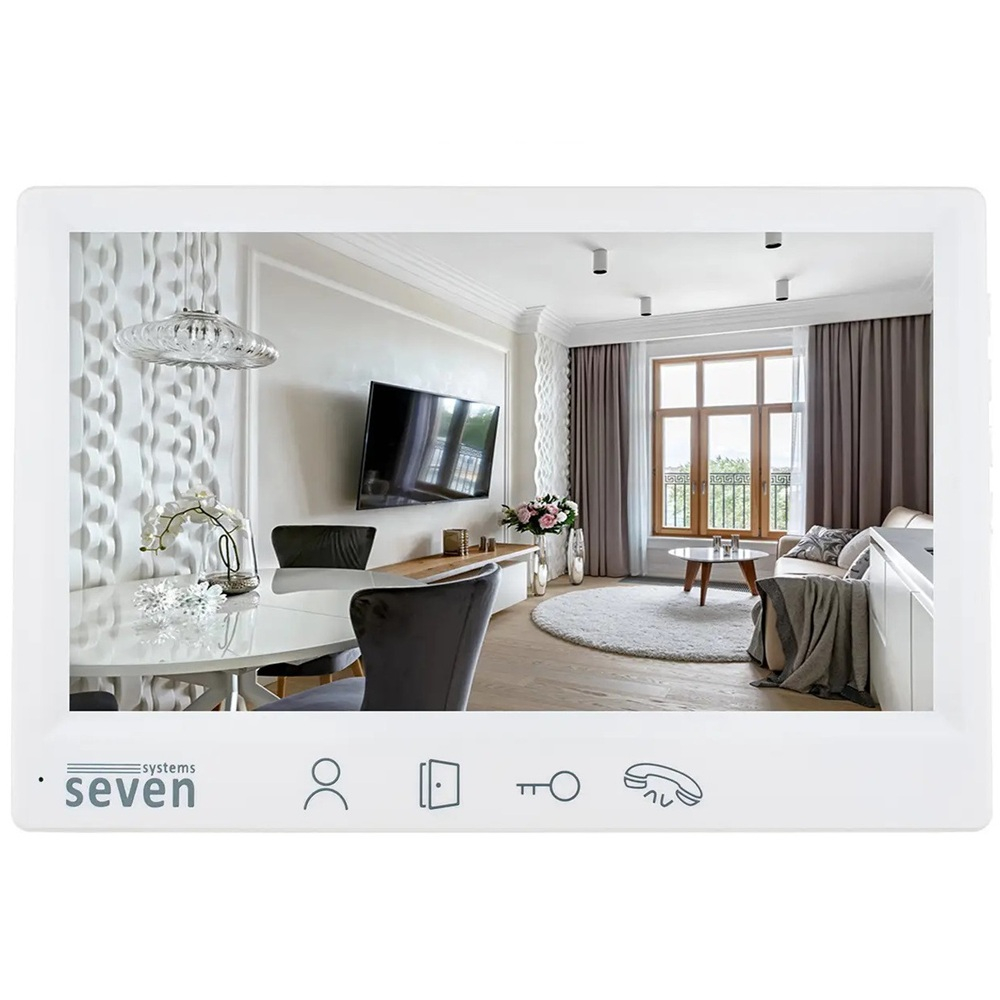 Видеодомофон SEVEN DP-7571 FHD white