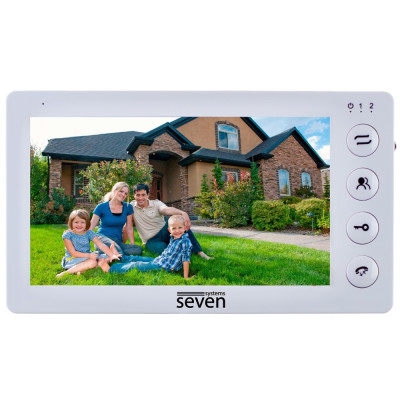 Видеодомофон SEVEN DP-7573 white