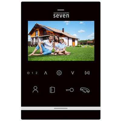 Відеодомофон SEVEN DP–7541 black