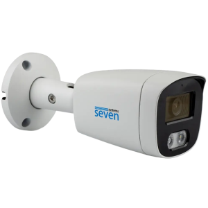 5 Мп IP-камера SEVEN IP-7225PA-DL white 2,8 мм с умной двойной подсветкой