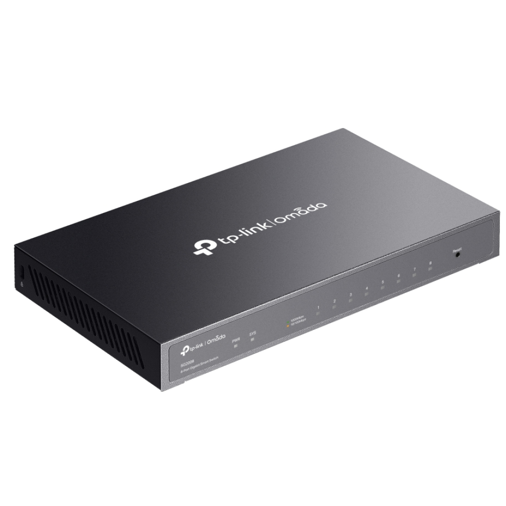 8-портовый коммутатор TP-Link Omada SG2008 неуправляемый