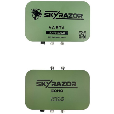 Комплект антени-підсилювач сигналу Skyrazor "Varta" та ретранслятора Skyrazor "Echo"