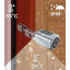 Умный дверной биометрический замок (цилиндр) SEVEN LOCK SL-7773BF silver (40-106 мм)