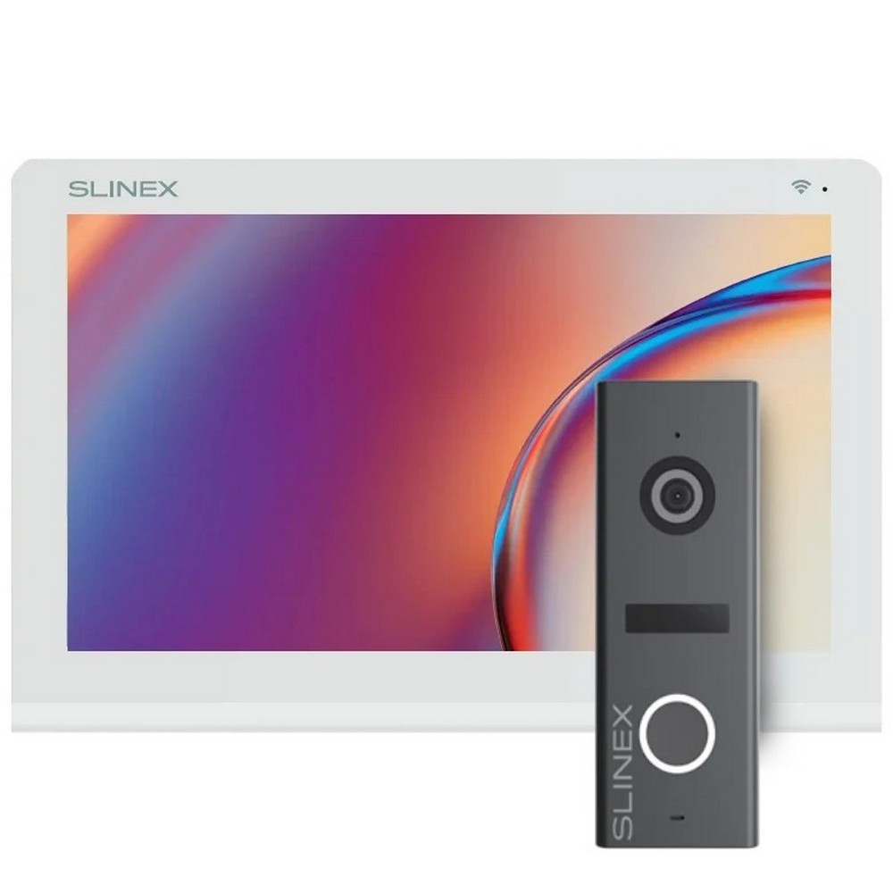 Комплект видеодомофона Slinex Nexo 7 Cloud white + ML-17HD graphite