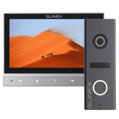 Комплект видеодомофона Slinex SK-07 grey + ML-17HR graphite