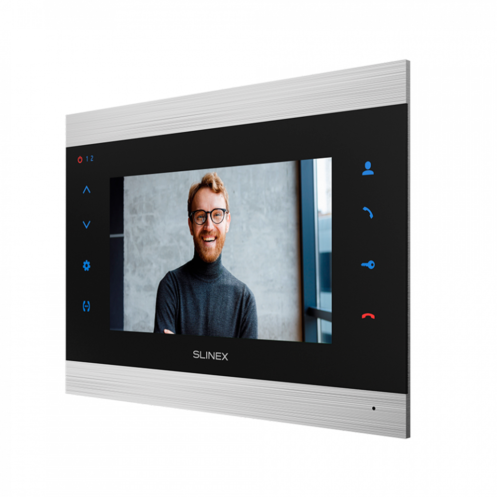 Wi-Fi Відеодомофон Slinex SL-07N Cloud black + silver з переадресацією виклику