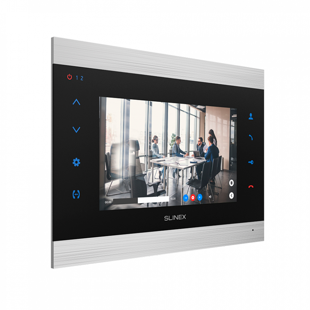 Wi-Fi Відеодомофон Slinex SL-07N Cloud black + silver з переадресацією виклику