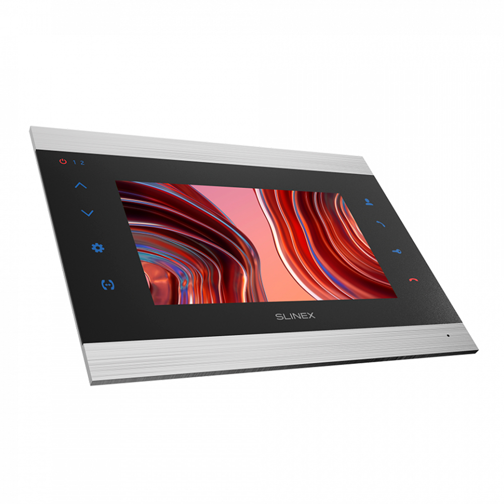 Wi-Fi Відеодомофон Slinex SL-07N Cloud black + silver з переадресацією виклику