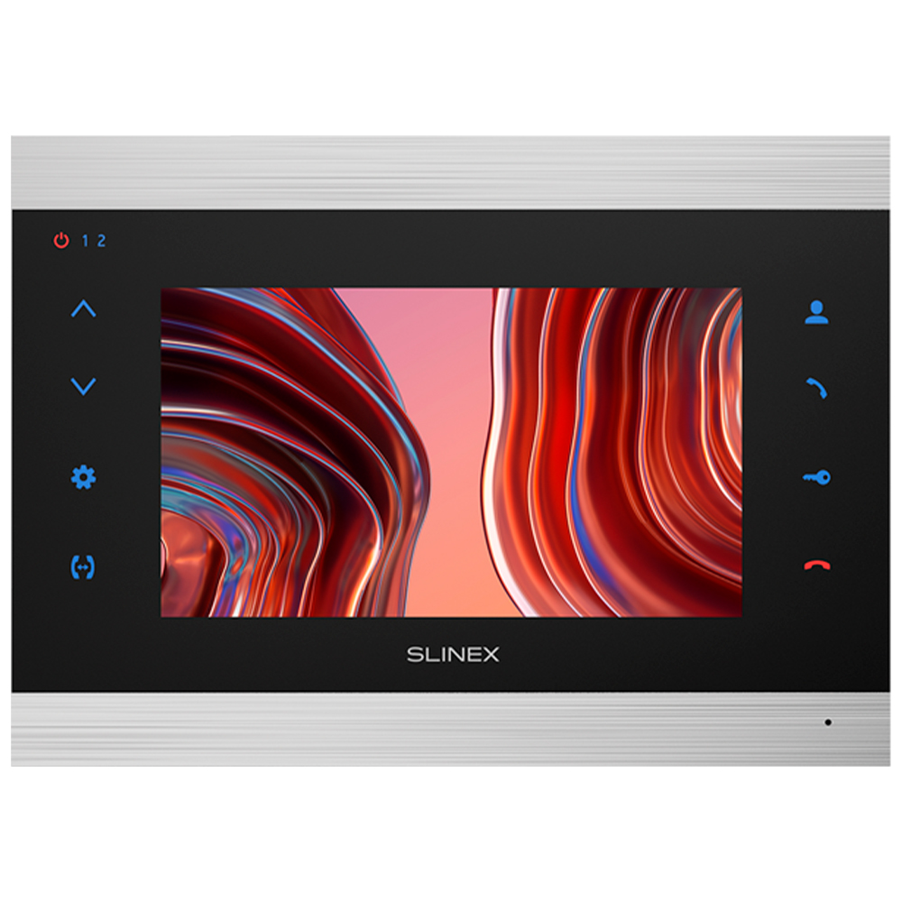Wi-Fi Відеодомофон Slinex SL-07N Cloud black + silver з переадресацією виклику