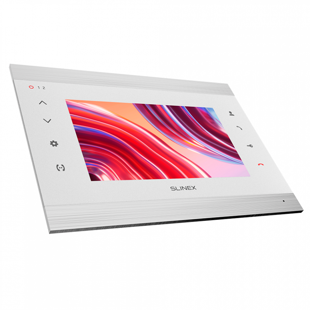 Wi-Fi Видеодомофон Slinex SL-07N Cloud white + silver с переадресацией вызова