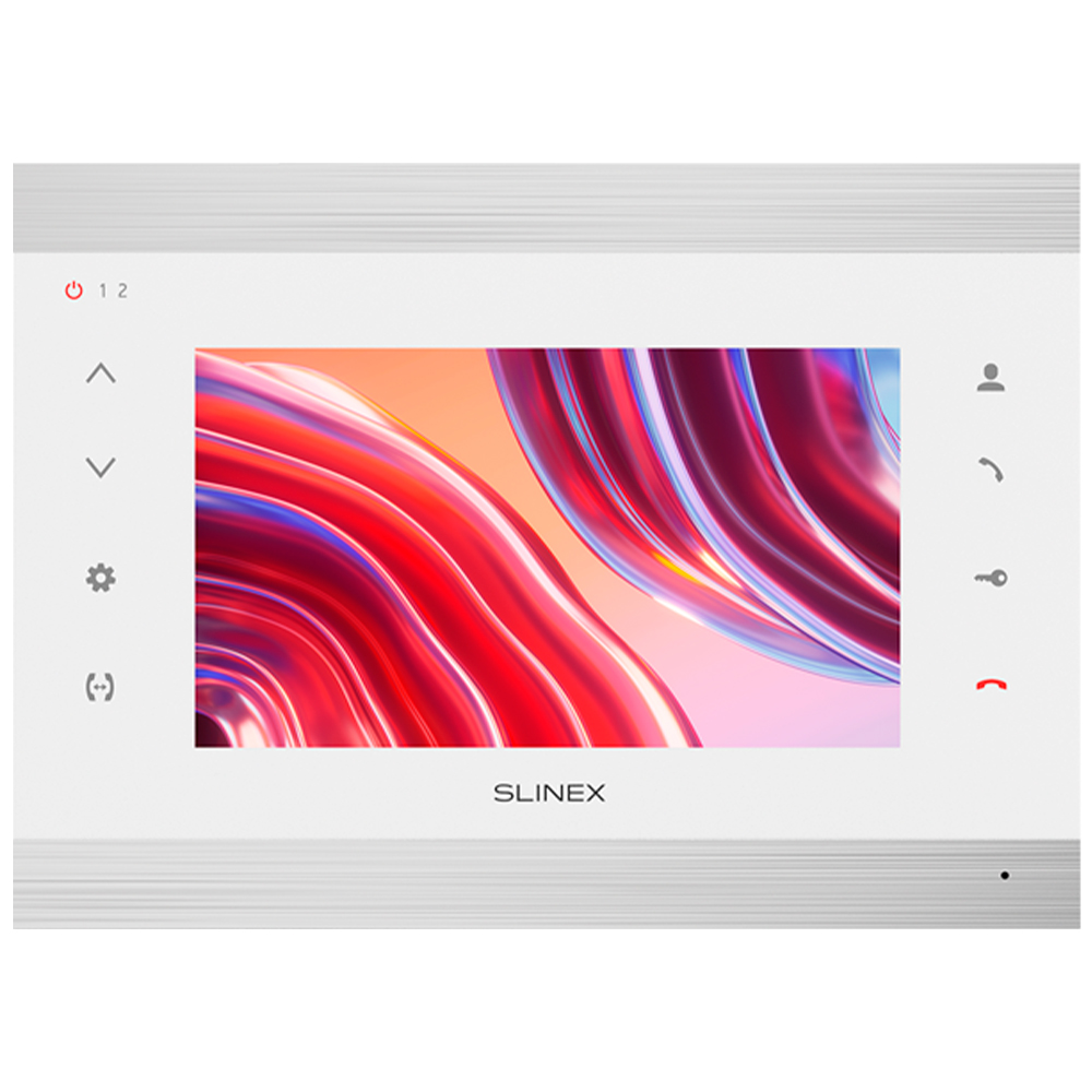 Wi-Fi Видеодомофон Slinex SL-07N Cloud white + silver с переадресацией вызова