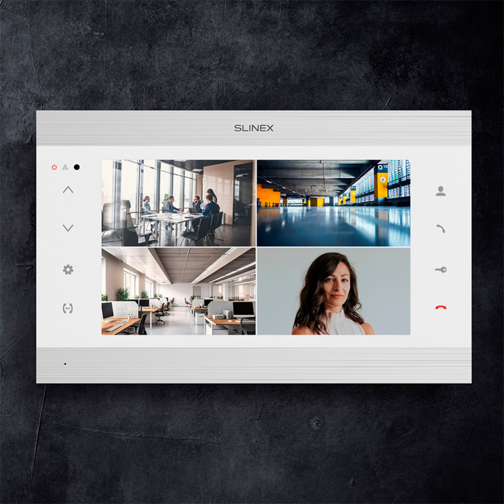 Wi-Fi відеодомофон Slinex SL-10N Cloud silver + white з переадресацією виклику