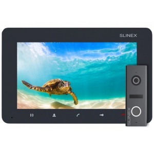 Комплект видеодомофона Slinex SM-07M Graphite + ML-17HD Graphite