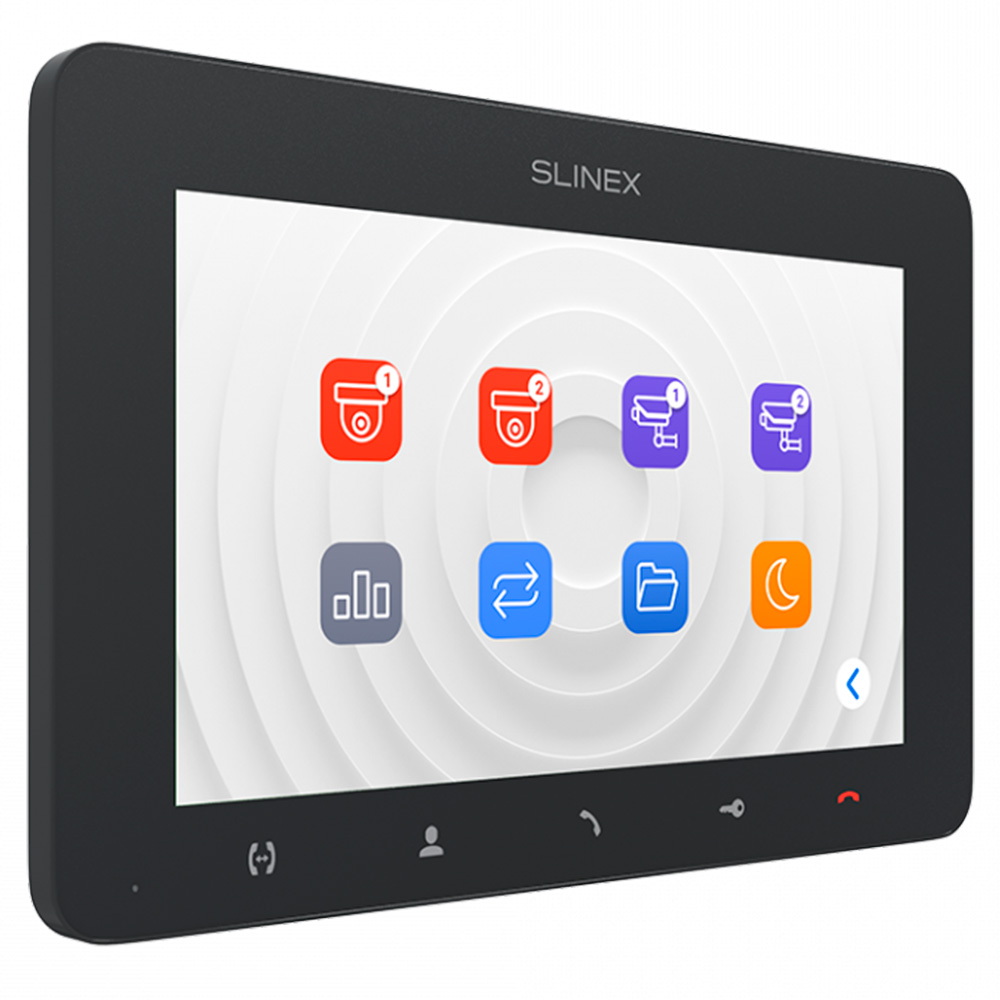 Відеодомофон Slinex SM-07MHD dark grey