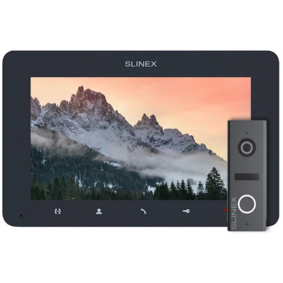 Комплект видеодомофона Slinex SM-07MN Graphite + ML-17HD Graphite