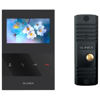 Комплект видеодомофона SQ-04 (Black) + ML-16НD (Black)