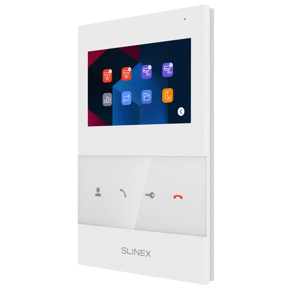 Комплект видеодомофона Slinex SQ-04 White+ML-16HR черный