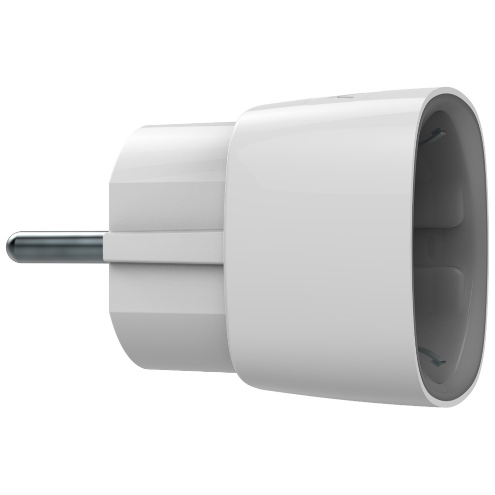 Радіокерована розумна розетка Ajax Socket (type F) Jeweller white з лічильником енергоспоживання  (38209.34.WH1)