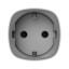 Радіокерована розумна розетка Ajax Socket (type F) Jeweller white з лічильником енергоспоживання  (38209.34.WH1)
