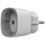 Радіокерована розумна розетка Ajax Socket (type F) Jeweller white з лічильником енергоспоживання  (38209.34.WH1)