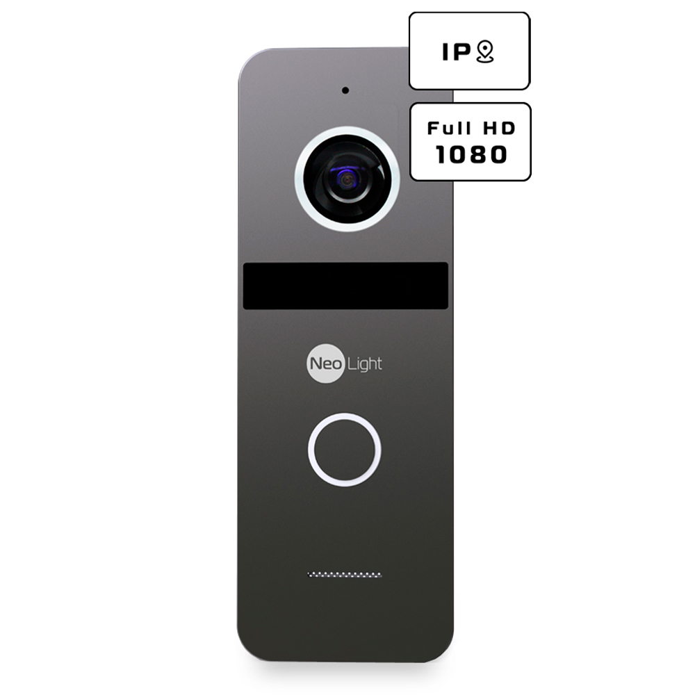 Вызывная видеопанель NeoLight SOLO IP Graphite