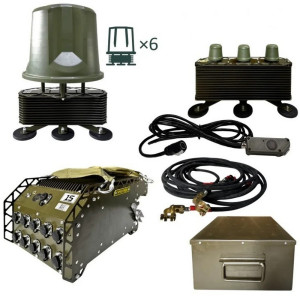 РЕБ купольний SPECTRON Kupol 5.0 FPV+АНТИСКИД DJI/Autel 9 діапазонів (290-560; 730-1030; 2400; 5200; 5800 МГц)