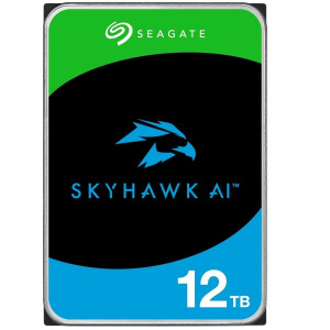 Жесткий диск 12 TB Seagate Skyhawk AI Surveillance 7200 rpm 512MB (ST12000VE003)